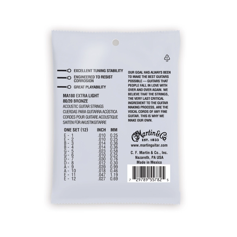 Martin & Co. MA180 12 corde Authentic SP 10-47