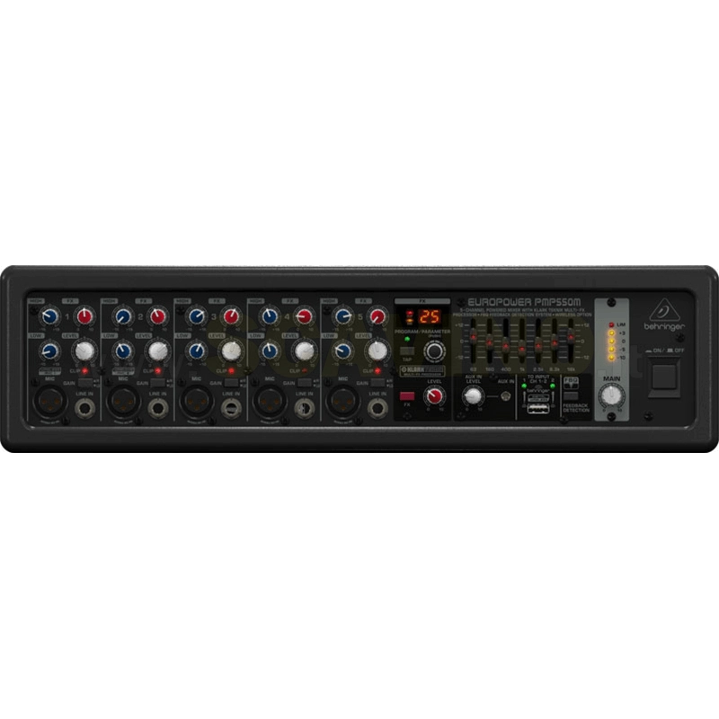 Behringer PMP550M Mixer Amplificato 5 Canali