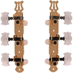 Yellow Parts EZ1789G Meccaniche Chitarra Classica 1+1 Dorate 2 Pcs