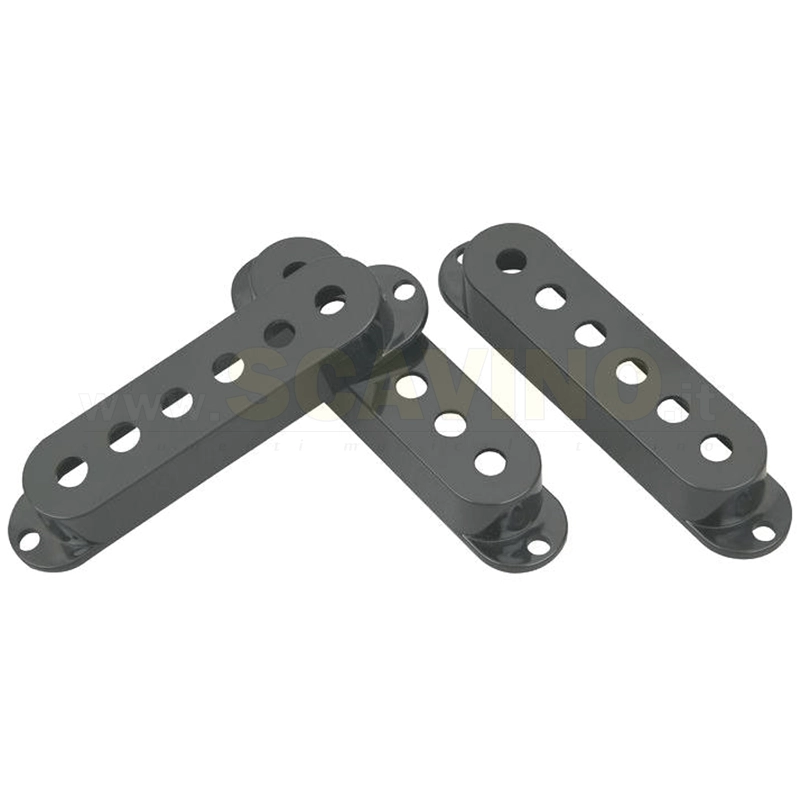 DiMarzio DM2000 - cover per single coil - set 3 pezzi - nero