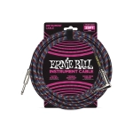 Ernie Ball 6063 Cavo Braided Black/Red/Blue/White 7,62 m