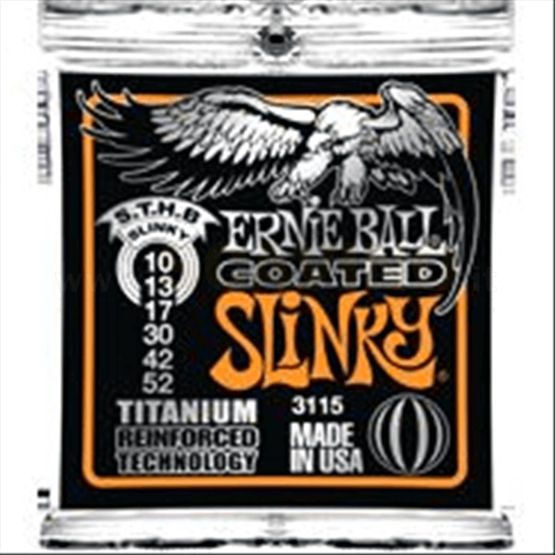 Ernie Ball 3115 - Coated Skinny Top Heavy Bottom 13.52
