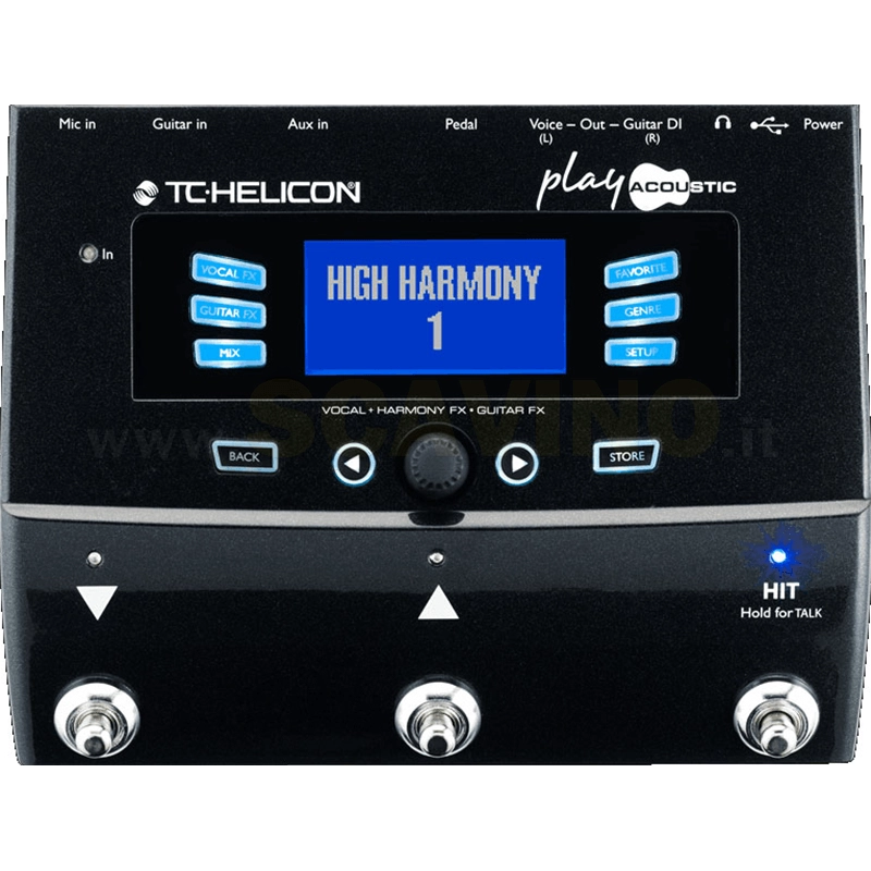 TC Helicon Play Acoustic Multieffetto per Voce