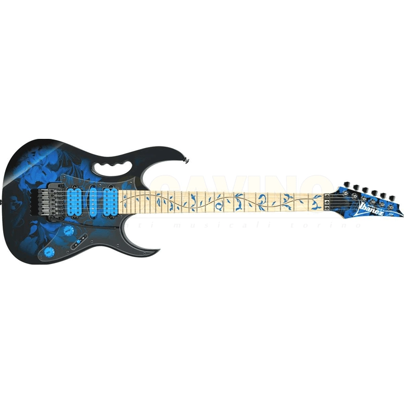 Ibanez JEM77P-BFP Premium - Blue Floral Pattern - c/astuccio