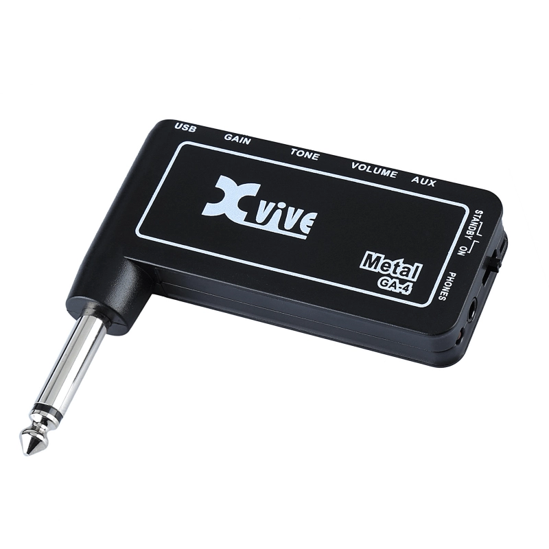 Xvive GA-4 Metal Amplificatore per cuffia da chitarra