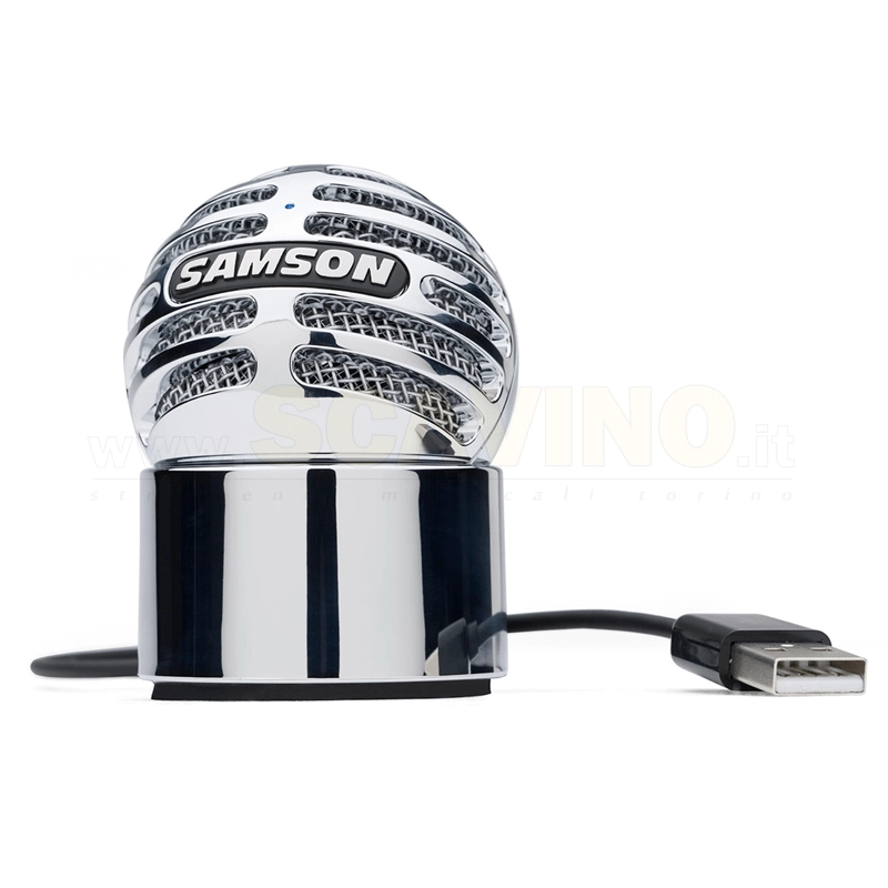 Samson METEORITE MIC - Microfono a Condensatore USB - Chrome