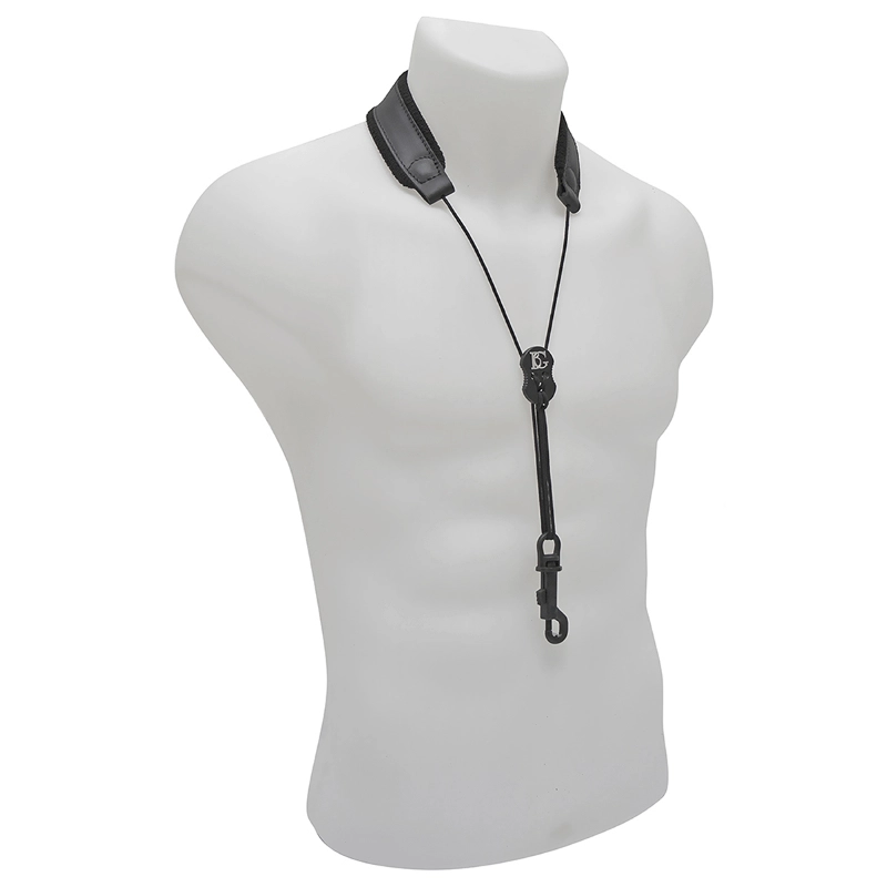 BG S20SH Collarino in Pelle per Sax Alto, Tenore e Soprano Nero