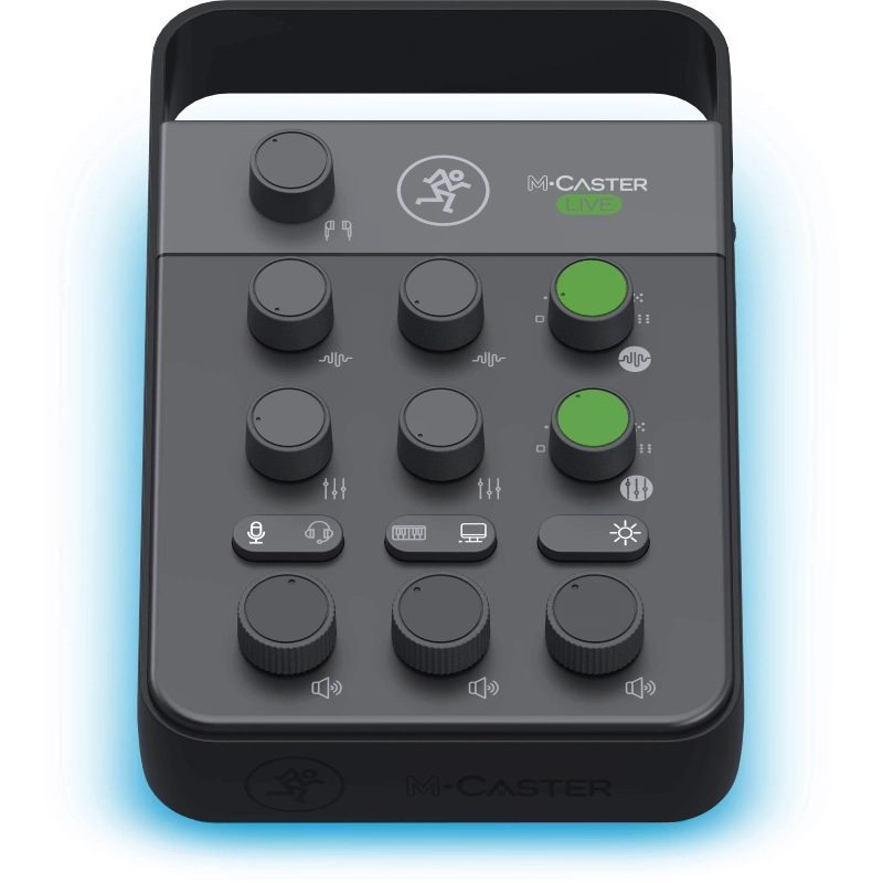Mackie M-Caster Live Black Mixer Portatile Live Streaming Nero