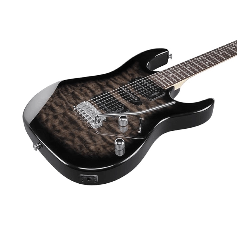 Ibanez GRX70QA TKS Transparent Black Sunburst