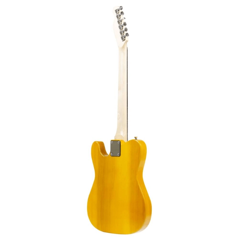 DE SALVO EGTLY Chitarra Elettrica Tele colore Sunburst, Red, Yellow Butterscotch Mythos