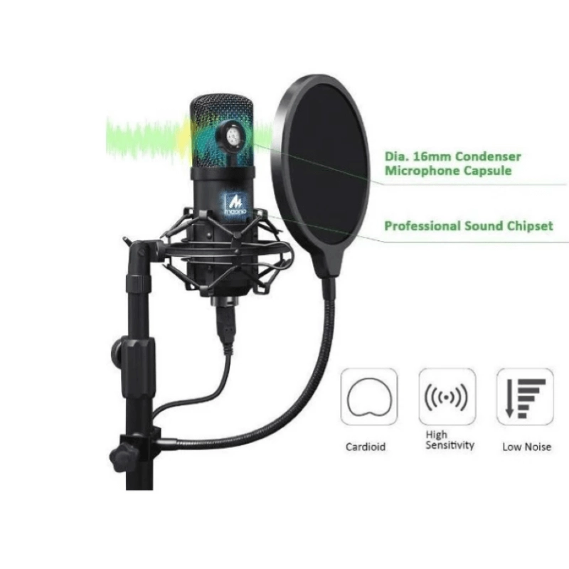 Maono A04TC Microfono da tavolo e custodia