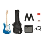 Fender Squier Affinity Series™ Stratocaster® HSS Pack, Maple Fingerboard, Lake Placid Blue, Gig Bag, 15G 0372820602