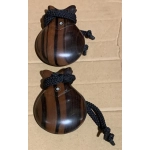 NACCHERE SPAGNOLE EBANO ECE7P paio cm.6.5