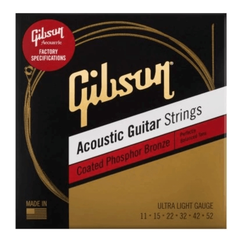 Gibson SAG-CPB11 Corde per Chitarra Acustica Coated Phosphor Bronze
