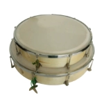 Tamburello Ritmico cm.25 con 7 tiranti pelle plastica
