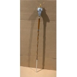 MAZZA PER MAZZIERE BANDA HALIFAX 1552 BASTONE DA PARATA CM.138