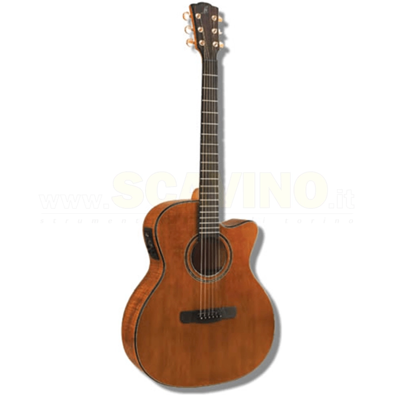 Merida DG20FOGACES Chitarra Acustica Massello con EQ Fishman ISY201