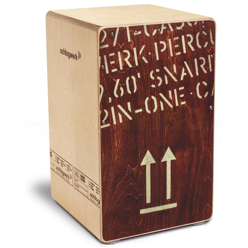 Schlagwerk CP 404 RED 2inOne Snare Cajon Red Edition Large