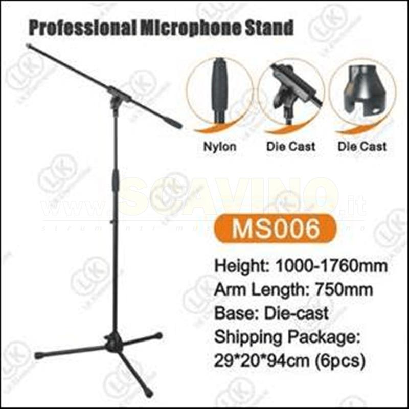 MPGEAR MS006 ASTA MICROFONICA A GIRAFFA