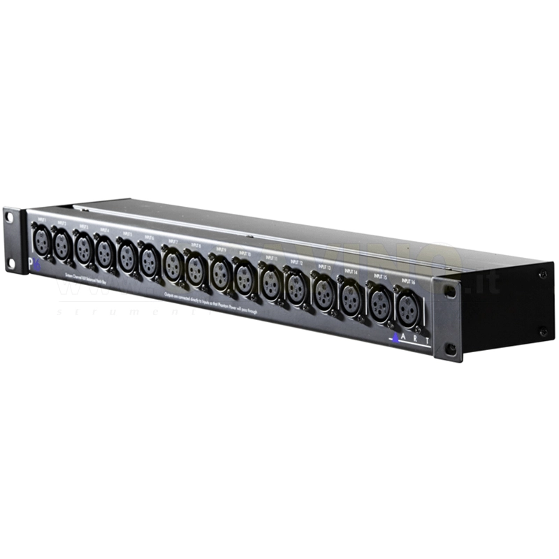 A R T ART P16 16 CH. XLR PATCH BAY