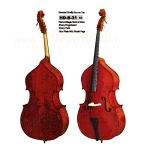 Bruck C/Basso 3/4 HDB-31 Massello con arco e borsa - Fiammato