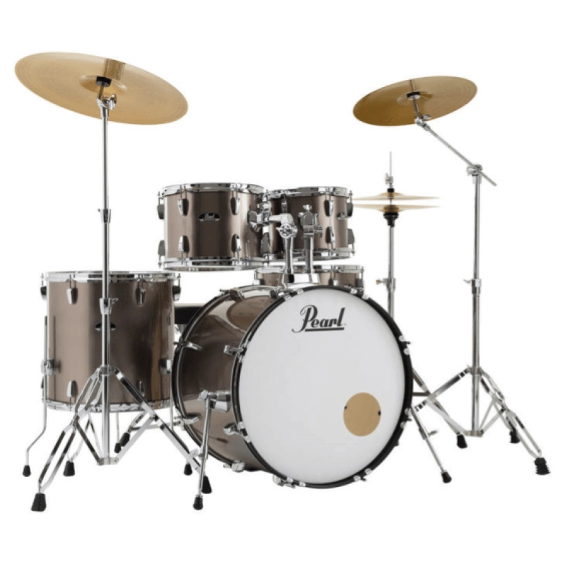 PEARL RS525SBC/C707 Batteria 22 10 12 16 14 Roadshow Bronze Metallic con Hardware e Piatti Sabian 20 16 14