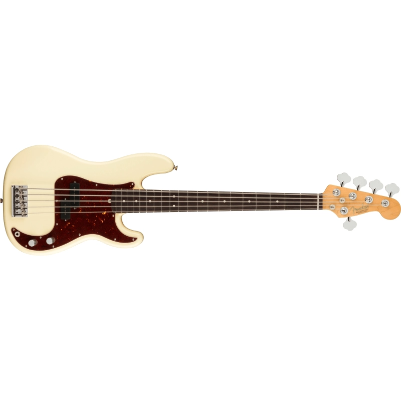 Fender American Professional II Precision Bass® V Rosewood Fingerboard, Olympic White 0193960705