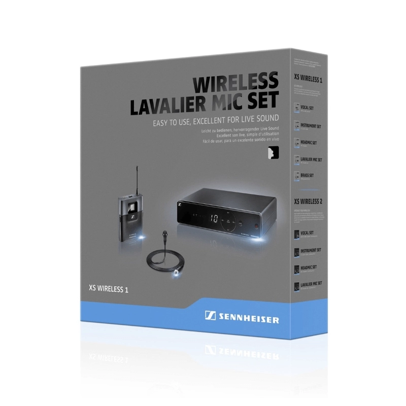 Sennheiser XSW1 ME2 E Microfono Lavalier Set Wireless 863MHz-865MHz banda E
