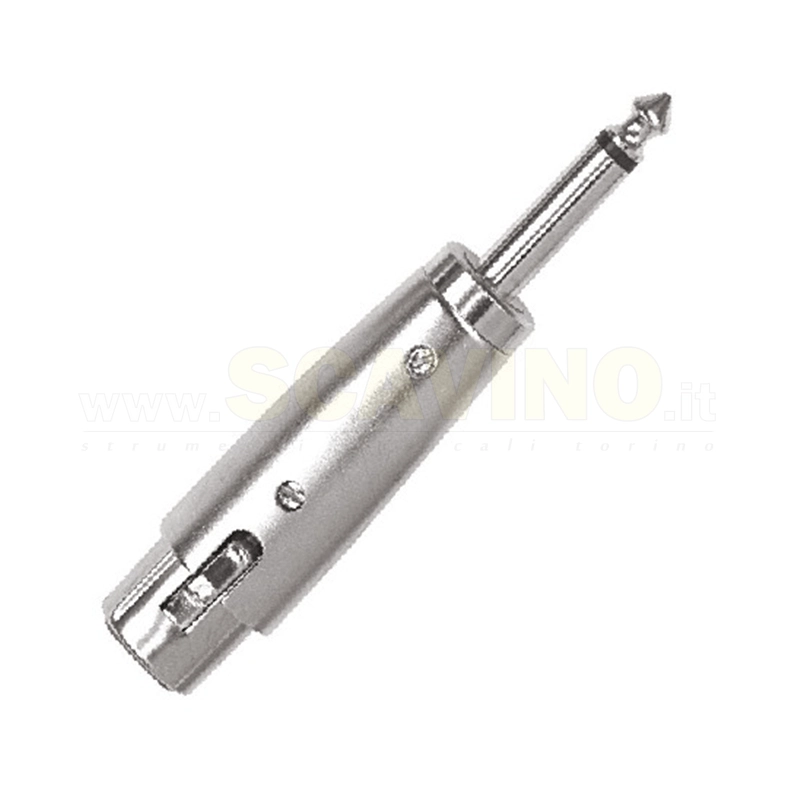 PROEL AT290, Adattatore XLR F - JACK M 6.3