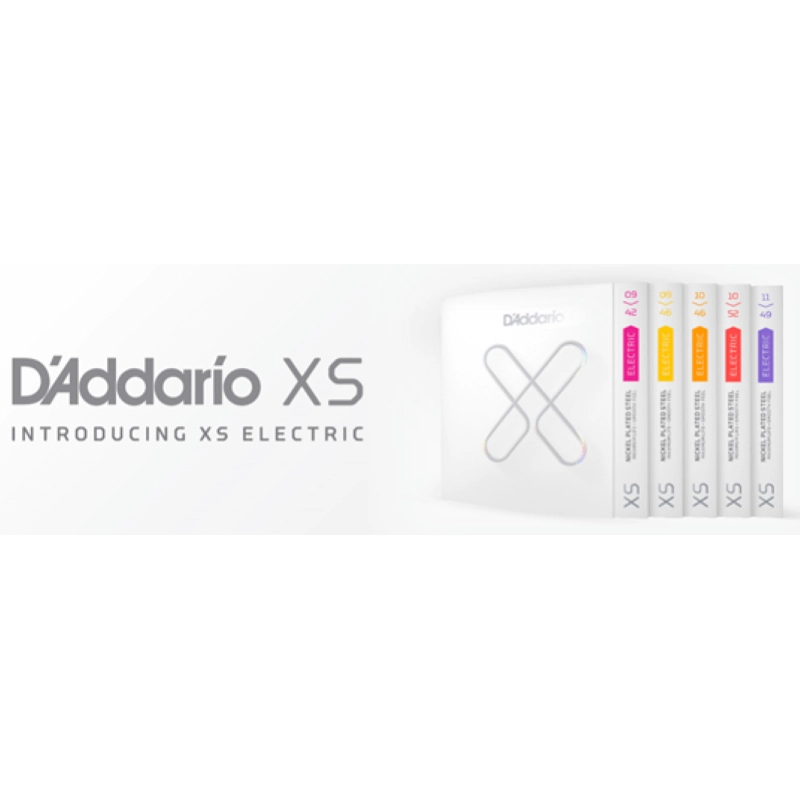 D'Addario XSE1046 Nickel Coated Electric Guitar Strings, 10-46, Regular Light