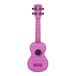 Kala KA-WMT-PL-S - Ukulele soprano Transparent Amethyst Purple - c/borsa