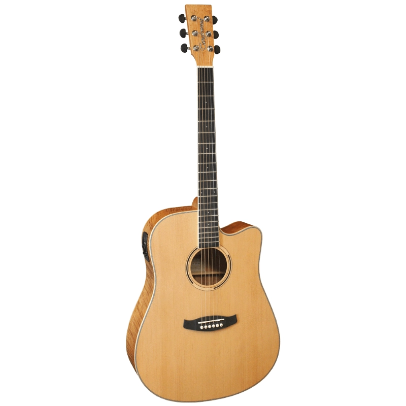 Tanglewood DBT-DCE-FMH - Chitarra acustica elettrificata - Natural Open Pore Satin