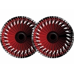 Zomo 0020102301 2x zomo slipmats - dance - rosso 0020102301