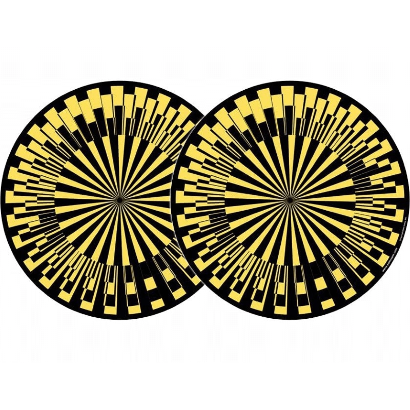 Zomo 0020102305 2x zomo slipmats - scope - giallo 0020102305
