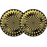 Zomo 0020102305 2x zomo slipmats - scope - giallo 0020102305