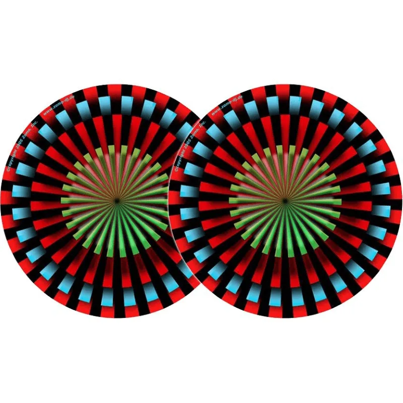 Zomo 0020102924 2x zomo slipmats - pinwheel 1 0020102924