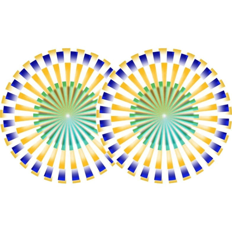 Zomo 0020102925 2x zomo slipmats - pinwheel 2 0020102925