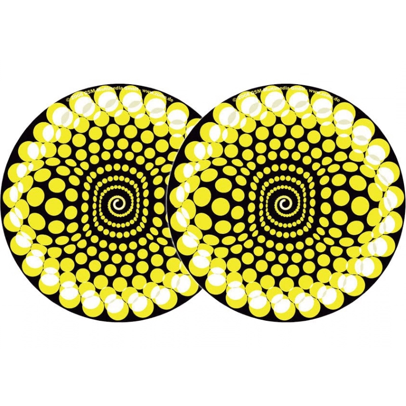 Zomo 0020104471 2x zomo slipmats balls - giallo 0020104471