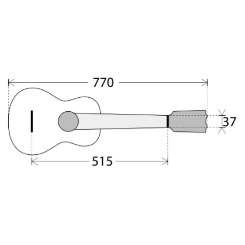 APC BT Ukulele Baritono Tradizionale