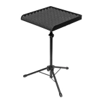 Stagg PCT-500 supporto in legno per battenti (47x47cm) con gambe ripiegabili - Ideale per le piccole percussioni - Regolabile in altezza: da 72 a 84cm - Rivestimento piano anti-scivolo removibile.