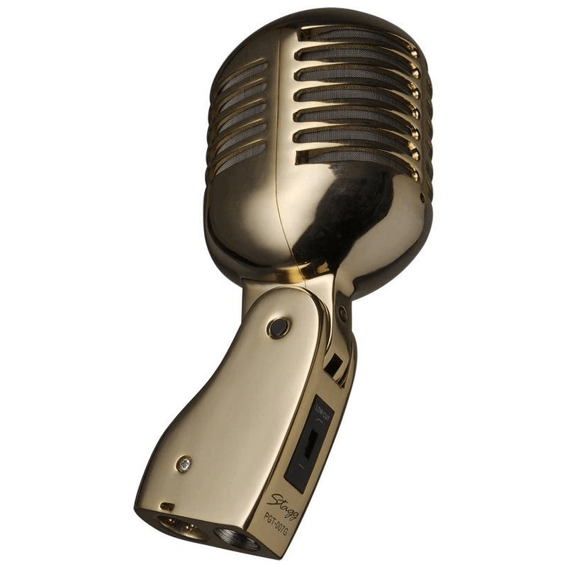 Stagg PGT-007G Microfono a condensatore da studio stile anni 50’-60’