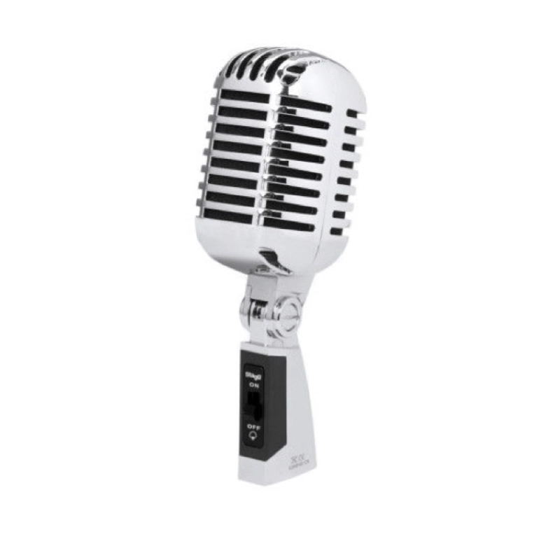 Stagg SDMP40 CR Microfono dinamico cardioide 50s Style