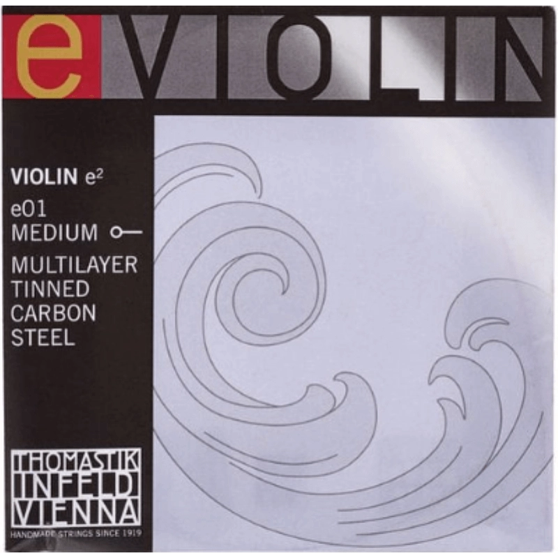 Thomastik e01 Corda Mi violino Medium Carbon Steel
