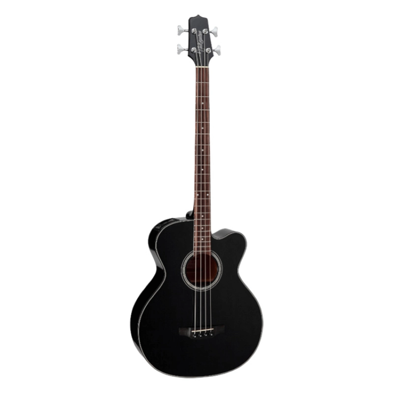 Takamine GB30CE-BLK - Basso acustico 4 corde jumbo cutaway elettrificato