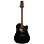 Takamine GD30CE-12-BLK - Chitarra 12 corde dreadnought cutaway elettrificata - Serie G Series