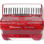 Fisarmonica Crosio 120 Bassi 41 Tasti 7+2 Registri Rossa