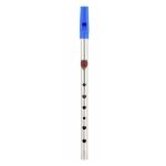 Flageolet Tin Whistle in Fa (F) Flauto Metallo Irlandese