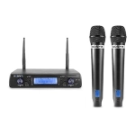 Vonyx WM62 Doppio Radiomicrofono Palmari UHF 16 Ch