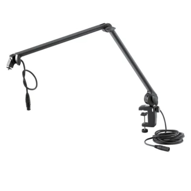 K&M Asta da tavolo a pantografo per microfono 23860-321-55