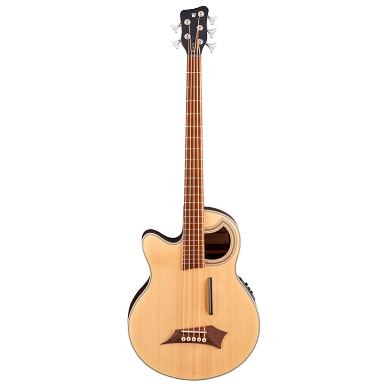 Warwick Alien Deluxe 5 LH Mancino - Rockbass Series - Natural Transparent Satin